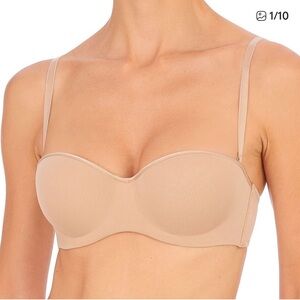 Natori Reflex Strapkess Convertible Bra - Cafe Beige